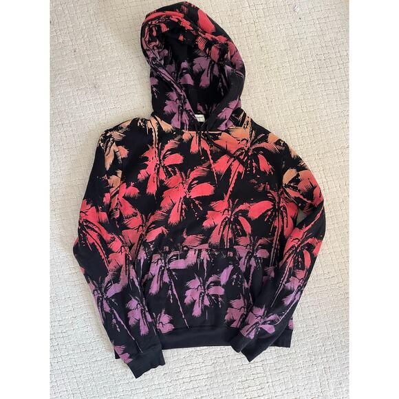 oversized hoodie saint laurent pink hoodie